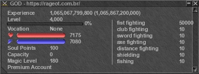 Signature for player GOD