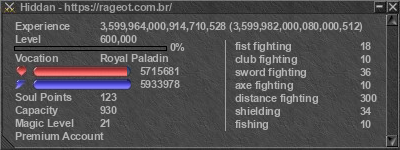 Signature for player Hiddan